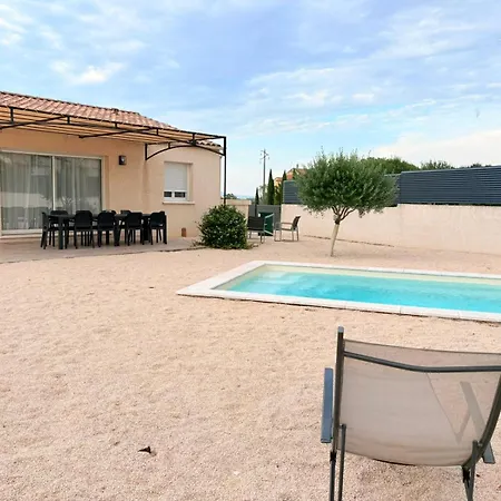 Nyaraló Maison Avec Piscine Privee, 4 Ch, 8 Pers, Sud Salindres